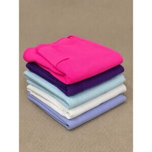 MathCat 5 Pack Long Sleeve Workout Tops Medium Thumbhole Activewear 💗💜🩵🤍💜